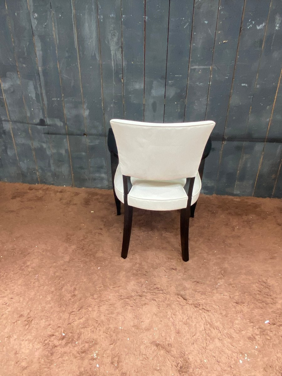 Pair Of Fully Restored Art Deco Armchairs Circa 1930-photo-8