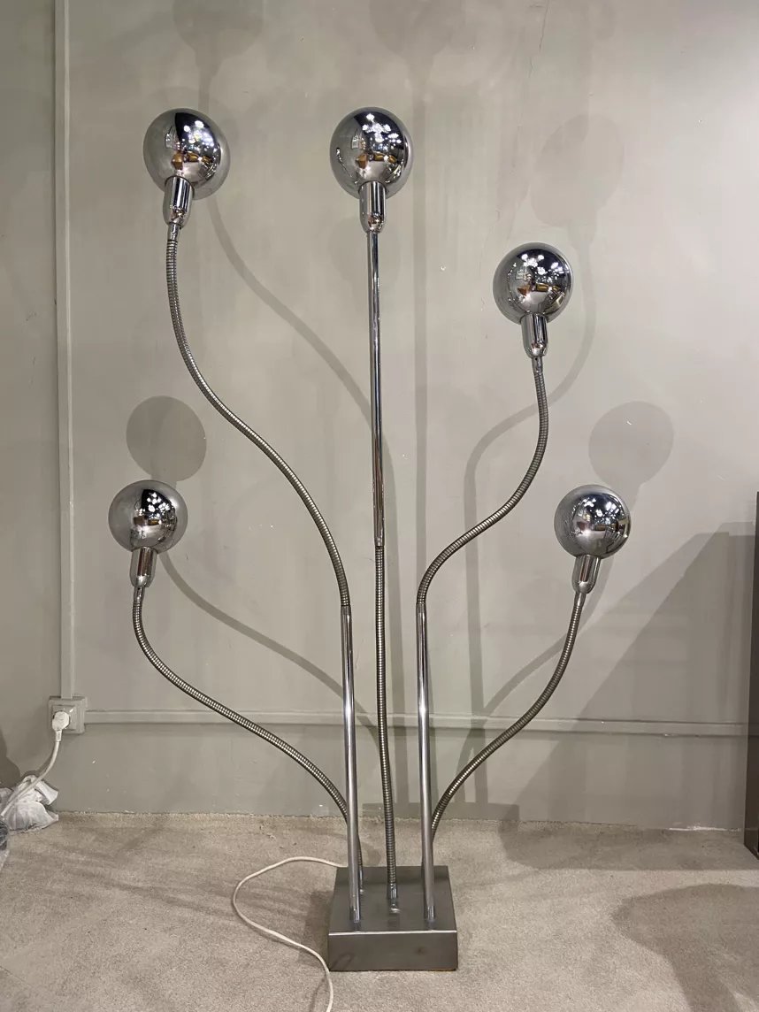 Pierre Folie "hydra" Lamp For Jacques Charpentier Circa 1960/1970-photo-5