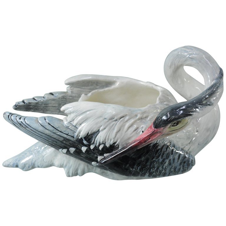 Delphin Massier Jardinière Art Nouveau, Vallauris Circa 1900 -photo-2