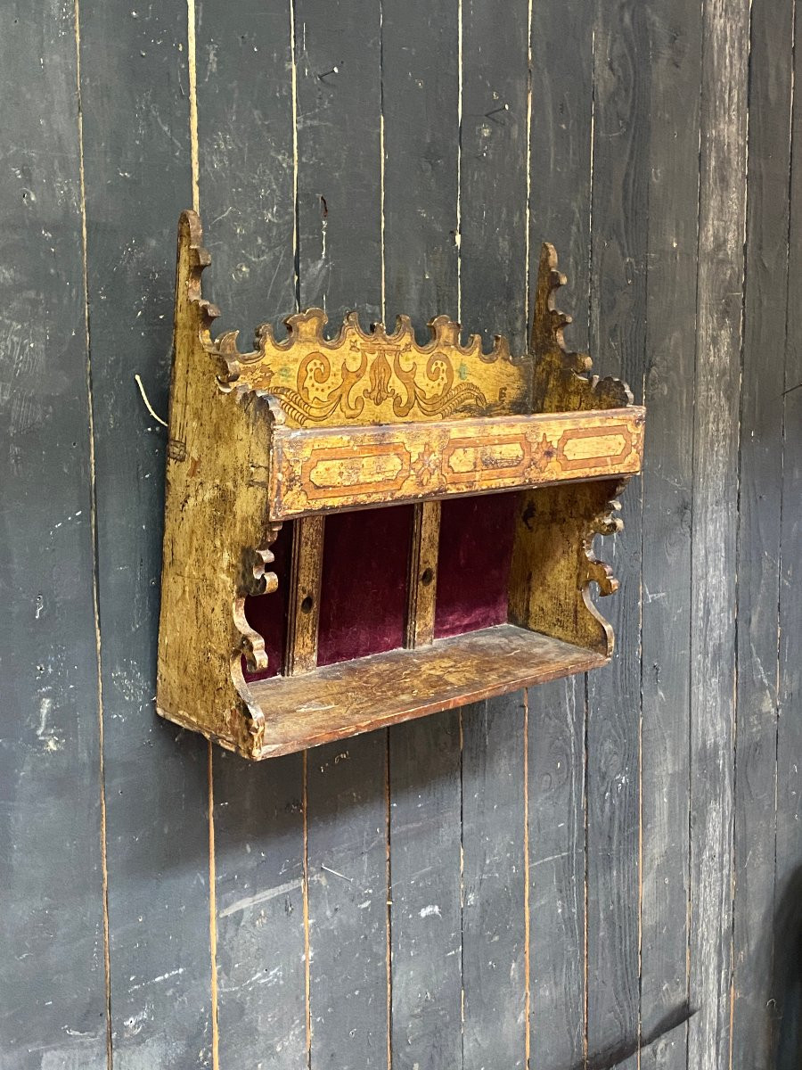 Folk Art Work, Shelf Circa 1900-photo-2