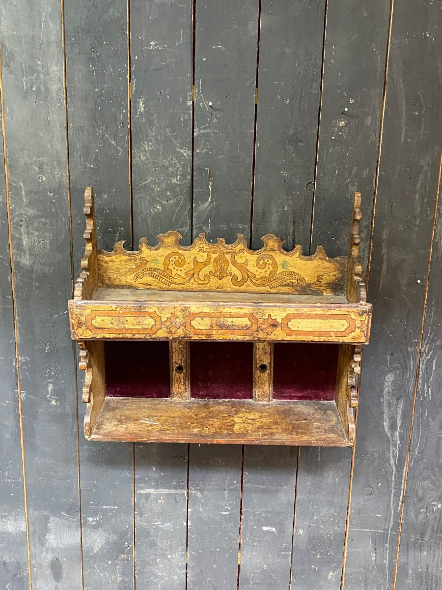 Folk Art Work, Shelf Circa 1900-photo-1