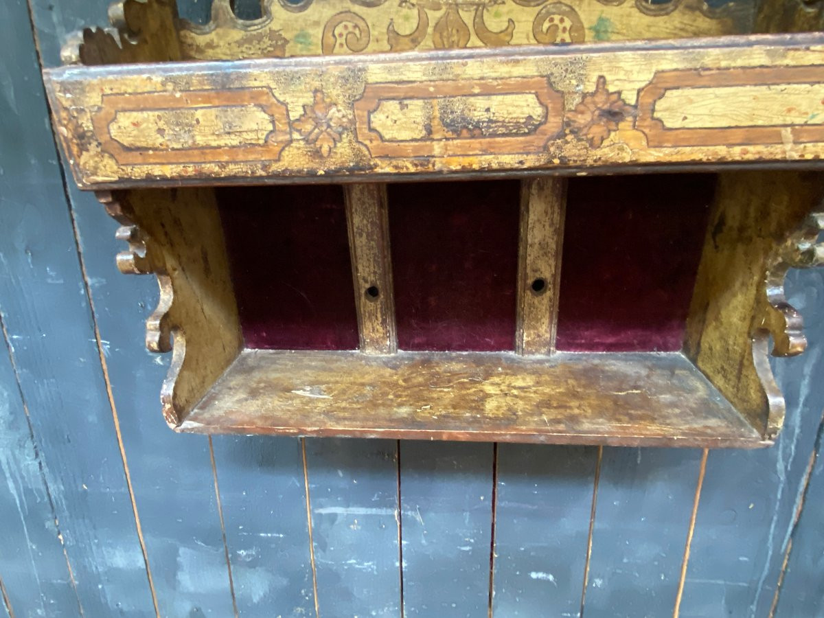 Folk Art Work, Shelf Circa 1900-photo-2