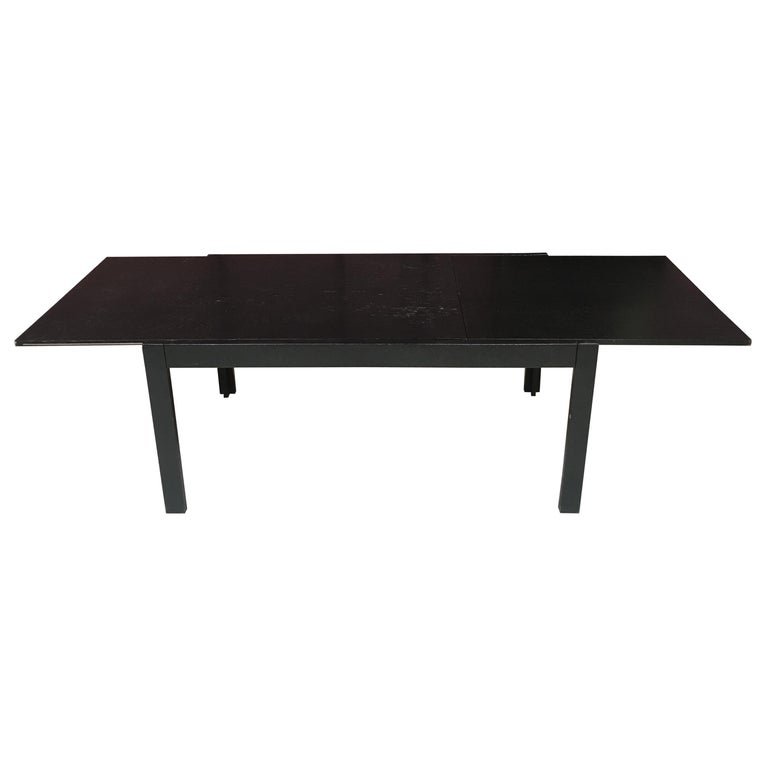 De Coene. Blackened Oak Dining Table, Circa 1950-1960-photo-2
