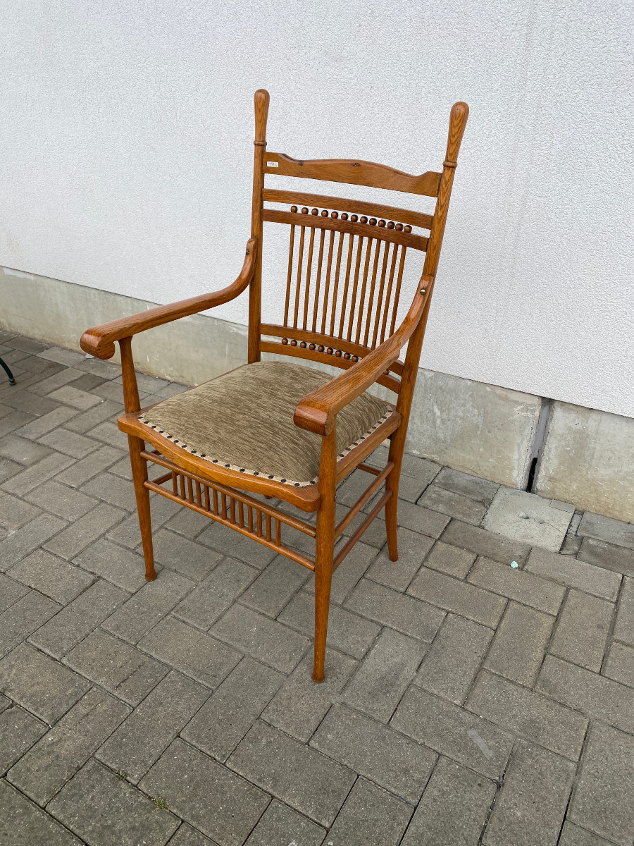 1 fauteuil Secession Viennoise attribué a Thonet , Autriche circa 1900