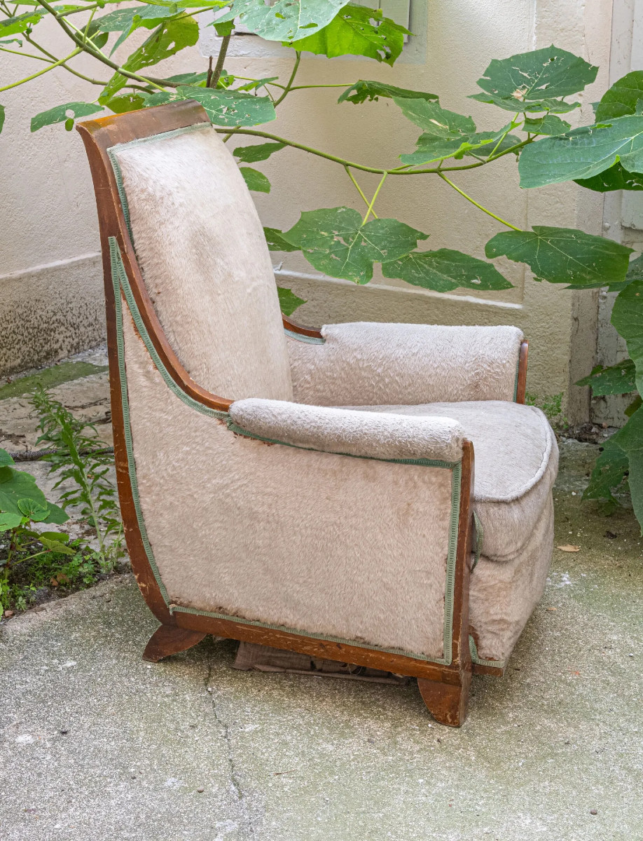 grande bergère époque Art Deco circa 1930/1940