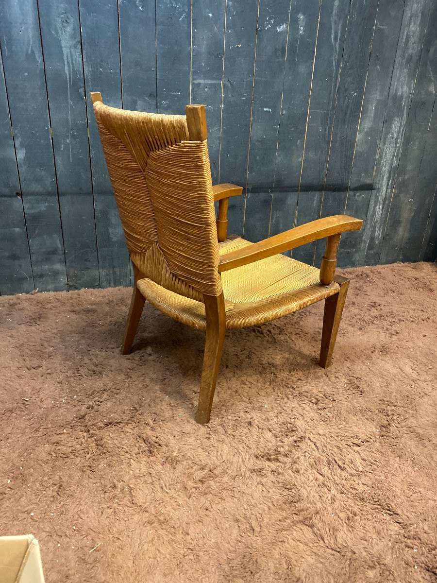 fauteuil art deco neo classique 1940 -photo-5