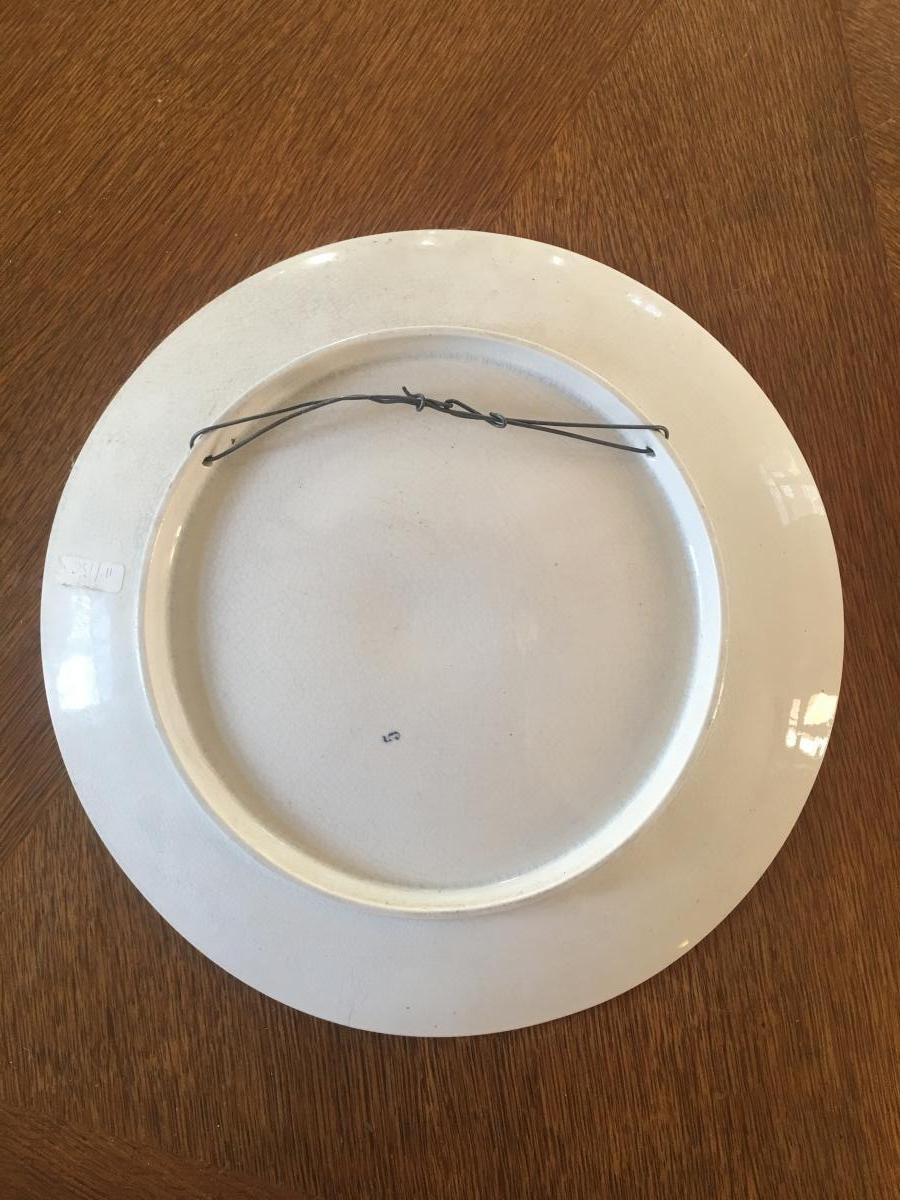  "Grand Plat En Céramique , "la Grande Roue De Paris ,exposition Universelle De Paris 1900-photo-4