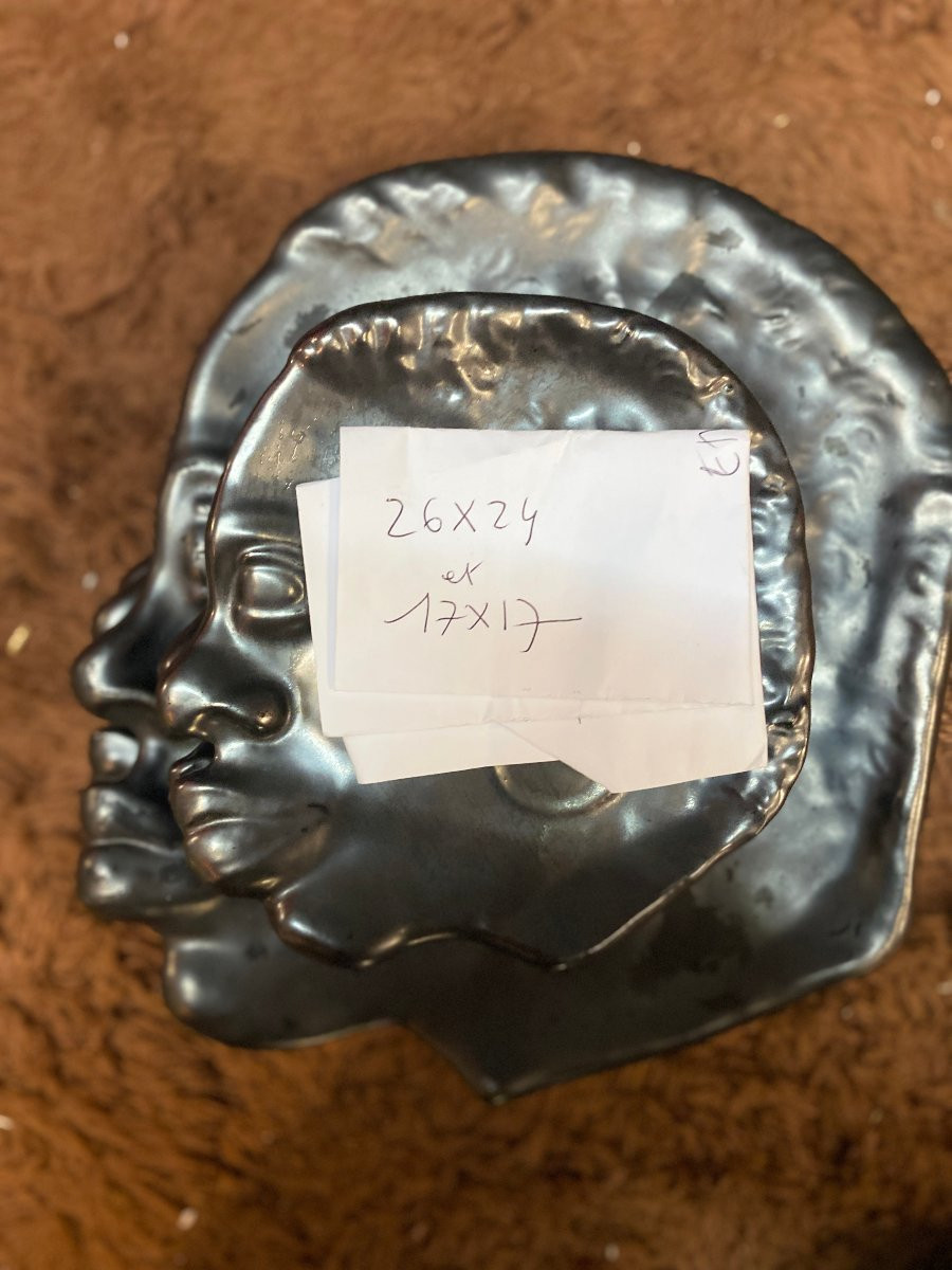 Suite de 6 céramique signées GAM -photo-1