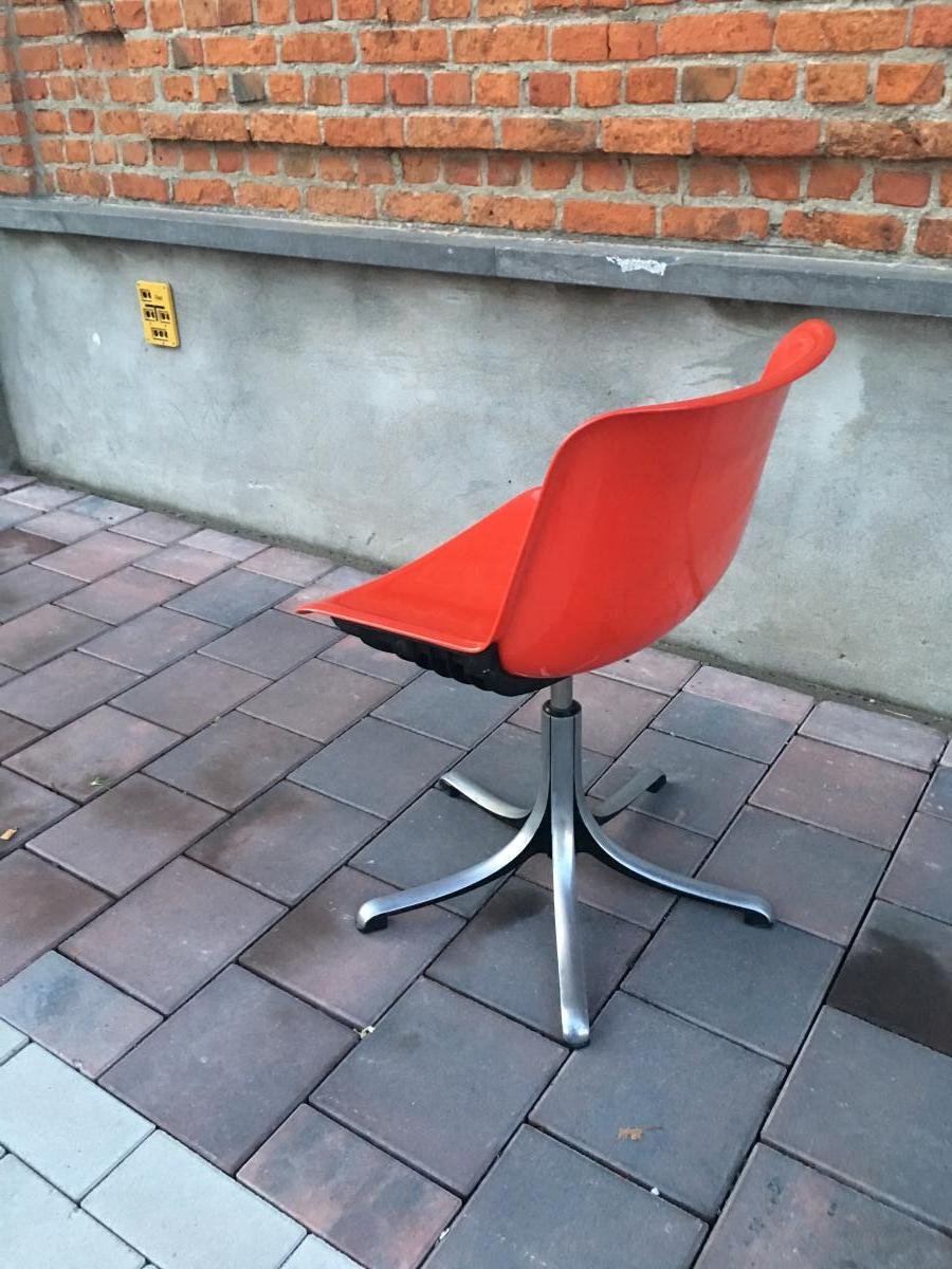 Osvaldo Borsani Pour Tecno, 12 Chaises Modèle Modus En Aluminium Et Plastique Italie, 1970s-photo-4