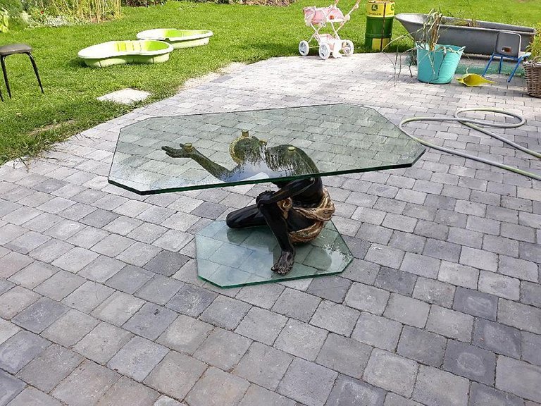 Maison Romeo Paris , Table basse  Circa 1970 -photo-4