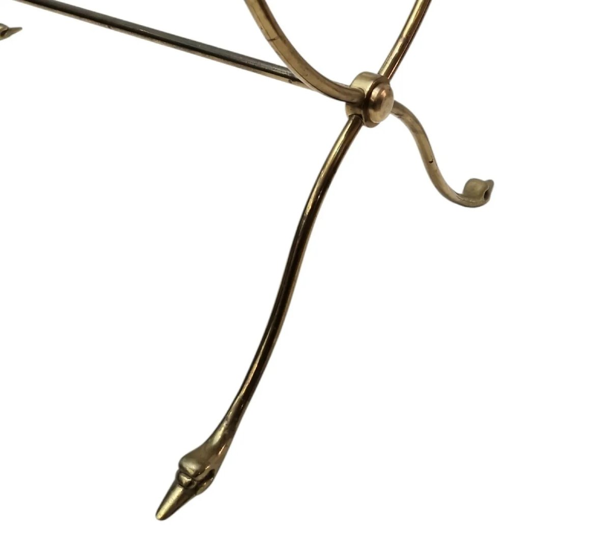 table de salon circa 1950/1960 en laiton dans le gout de la Maison Baguès-photo-4