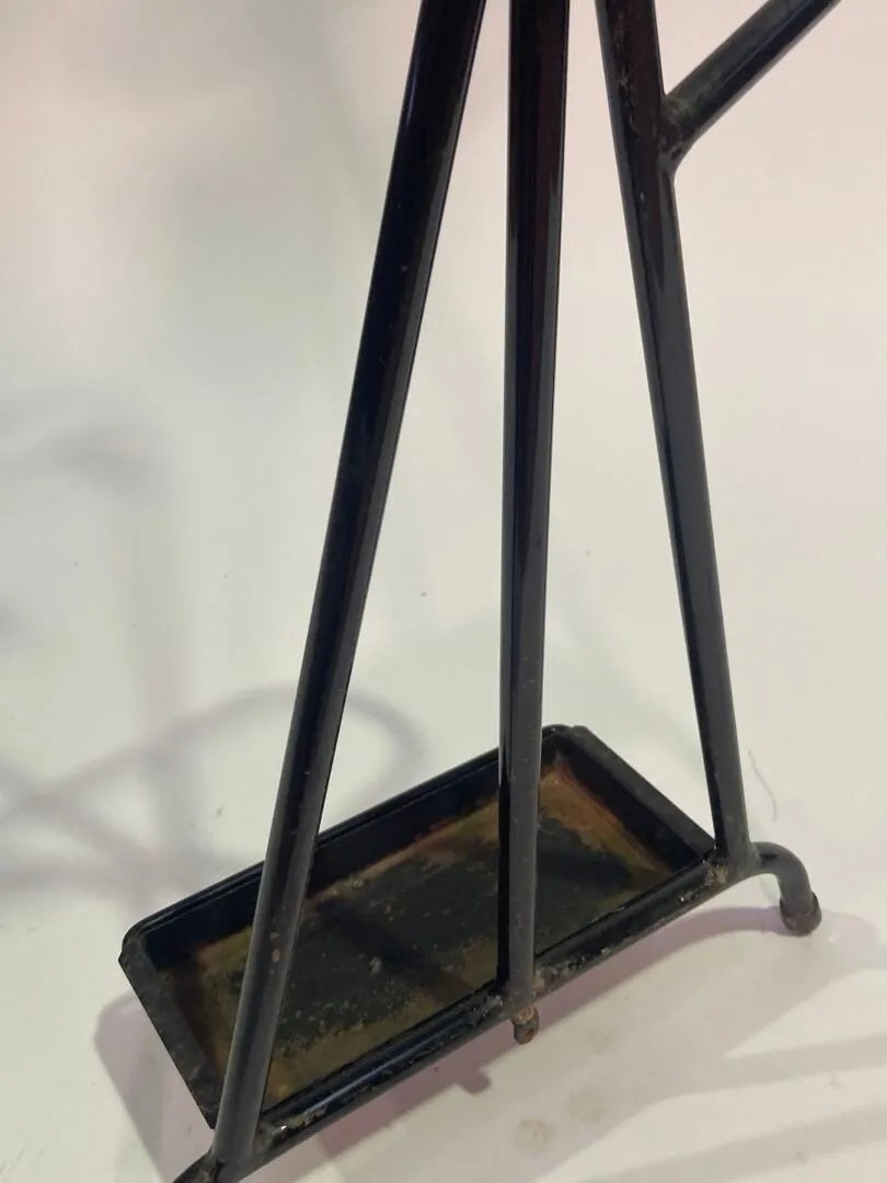 In The Taste Of Roger Féraud (1890-1964). Wall-mounted Umbrella Stand Circa 1960-photo-8