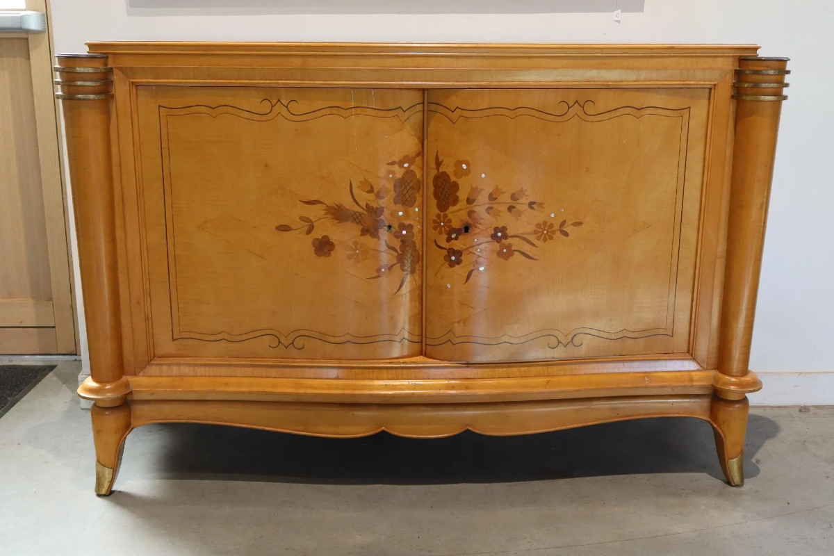 Art Deco Veneered Sideboard. In The Leleu Style Circa 1930/1940