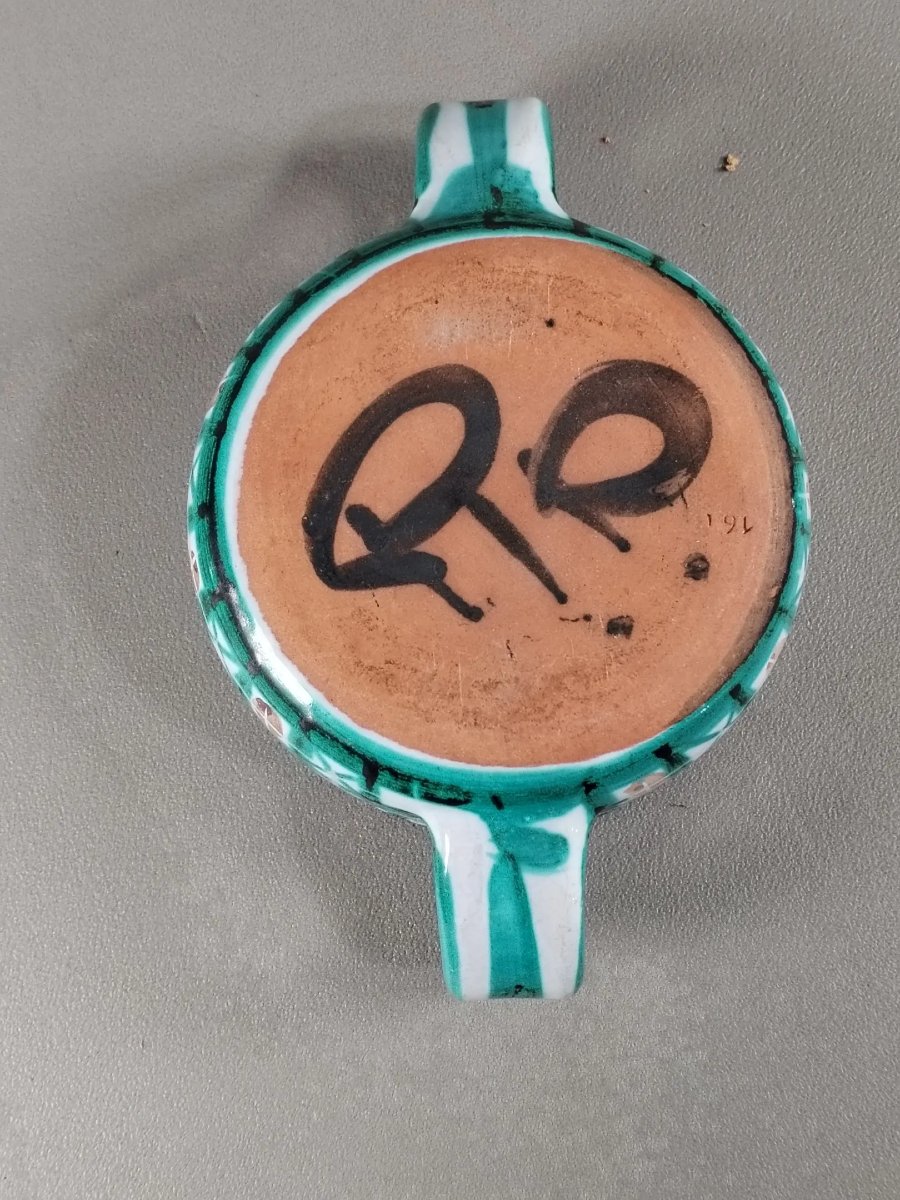 Robert PICAUD (1919-2000) deux céramiques couvertes , signées  circa 1950/1960-photo-8