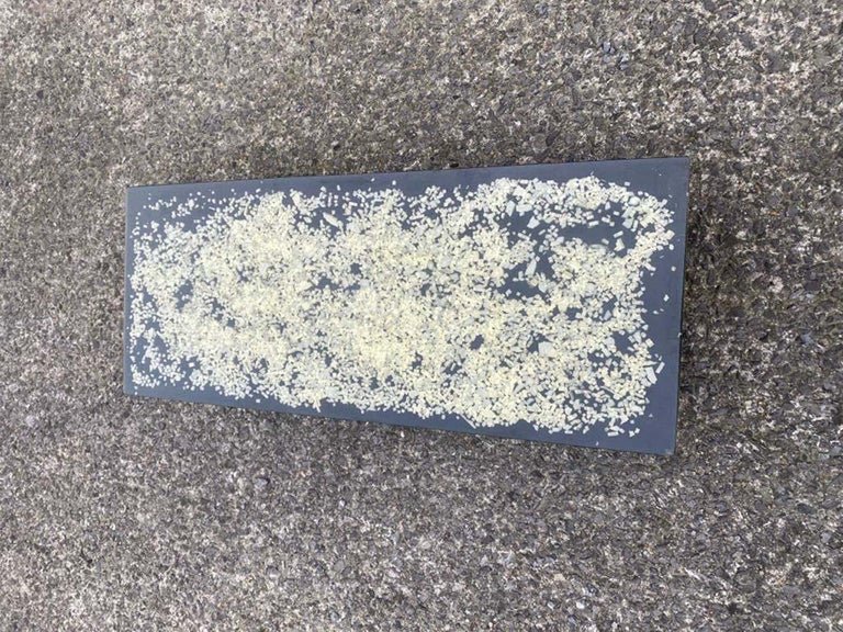 Coffee Table, Resin Top, Circa 1970, Giraudon Style, By De Fouquières-photo-3