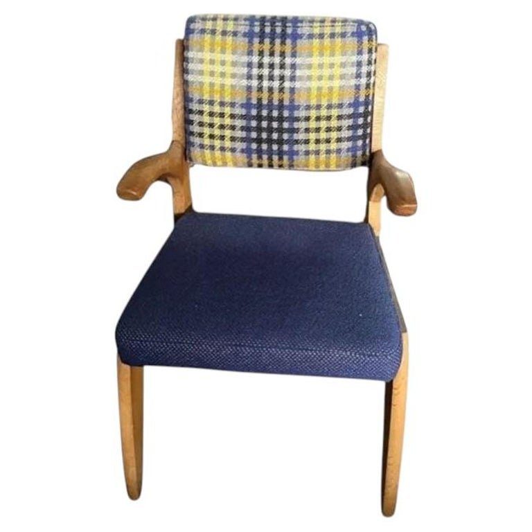 Guillerme et Chambron , fauteuil "Etudiant" Edition Votre Maison circa 1960-photo-4