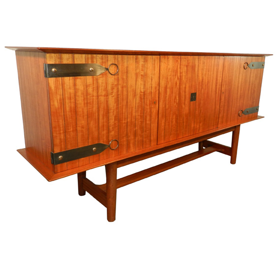 Lancel, Sideboard Teak Java De Cire, Levitan 1955