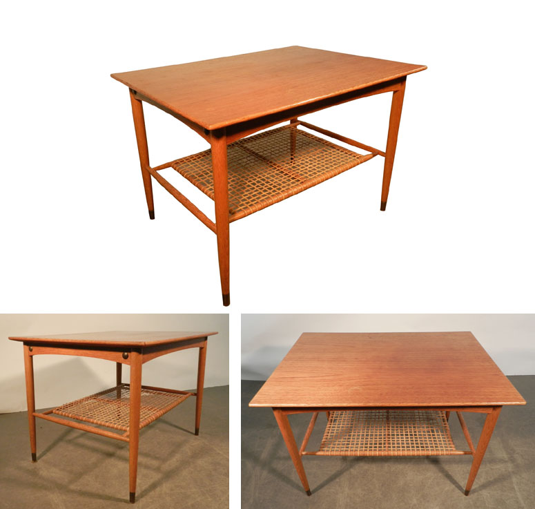 Gueridon Scandinave En Teck Circa 1970-photo-2