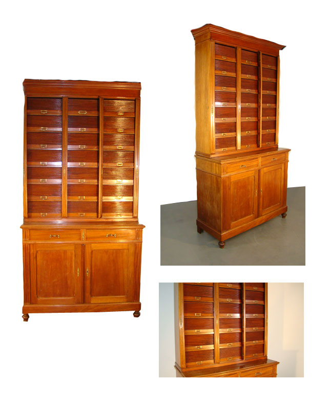 Furniture Storage Debut XX Eme Mahogany And Mahogany Veneer. Upper East Composed Part D