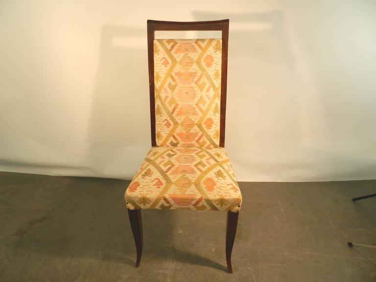 Suite Of 6 Art Deco Chairs With High Backs, Circa 1930-photo-1
