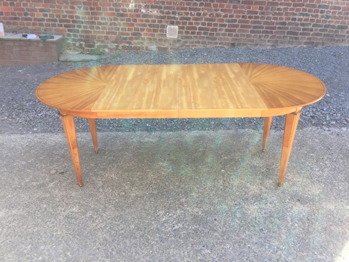 4 Elegant Art Deco Chairs, Circa 1940 (table Available)-photo-7