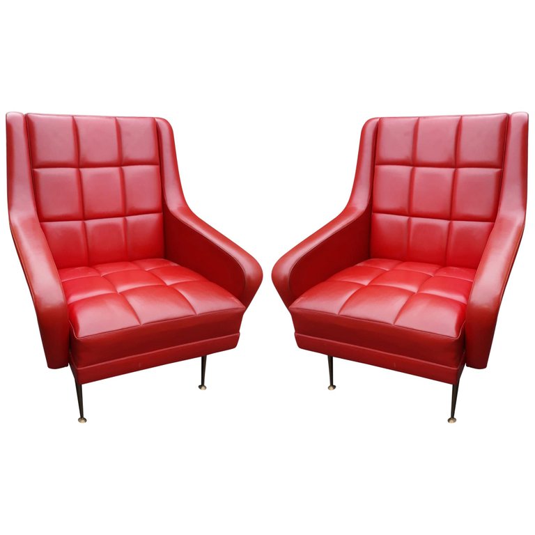 Pair Of Armchairs Erton Circa 1960/1970, Very Good Condition