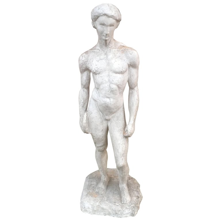 Ernestine Sirine-real (1899-1994)  Sculpture Art Deco Romantique 