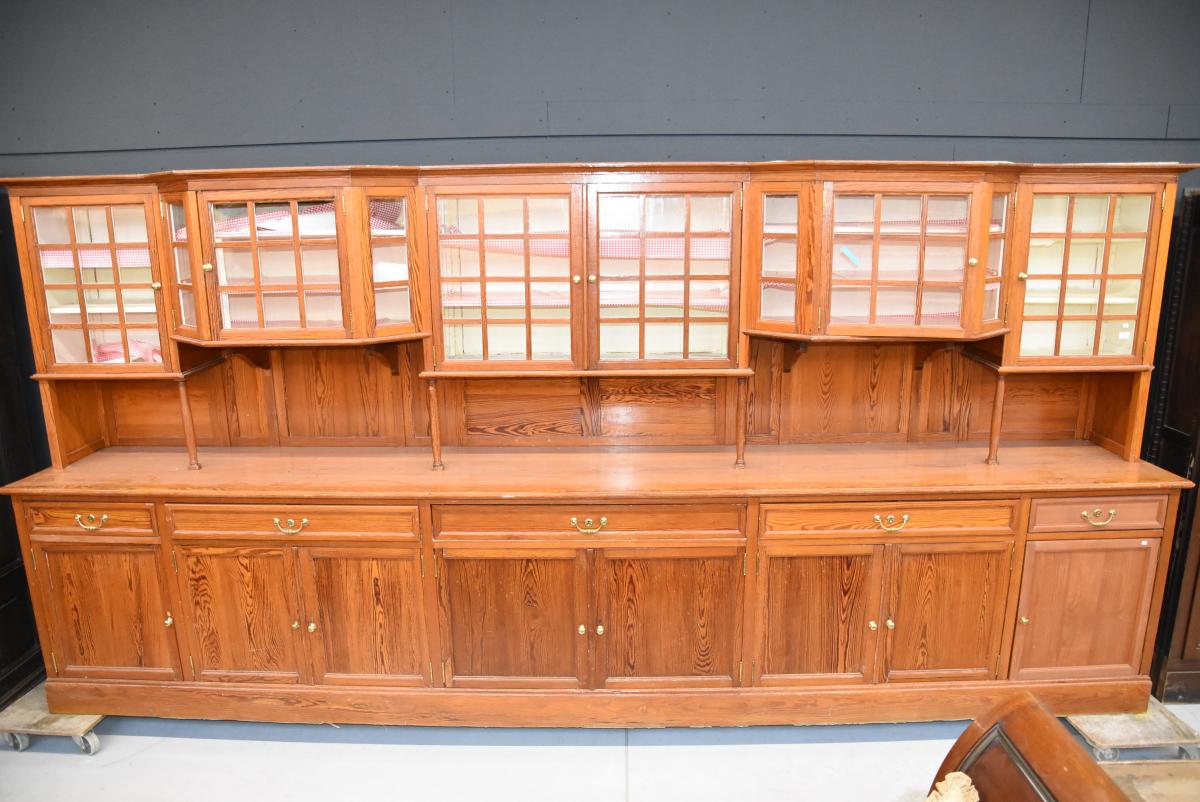 Exeptionelle Tres Large Sideboard In Picpin Circa 1900-photo-5