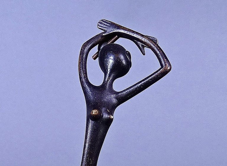 Karl Hagenauer, Petit Bronze Circa 1950, Signé-photo-2