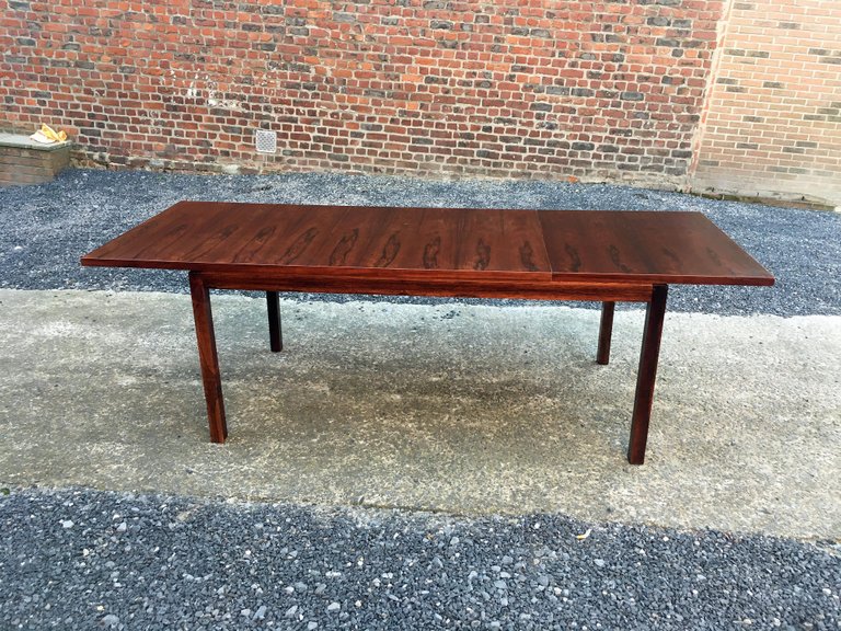 Table Vintage En Palissandre Circa 1960 , Style Scandinave.-photo-4