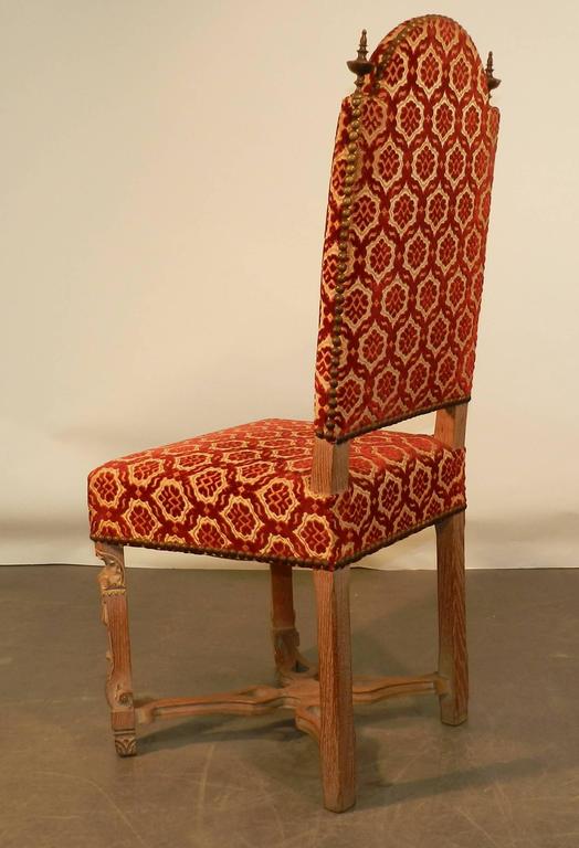 Suite 6 Neo Classic Chairs In Bleached Oak Circa 1940-photo-1