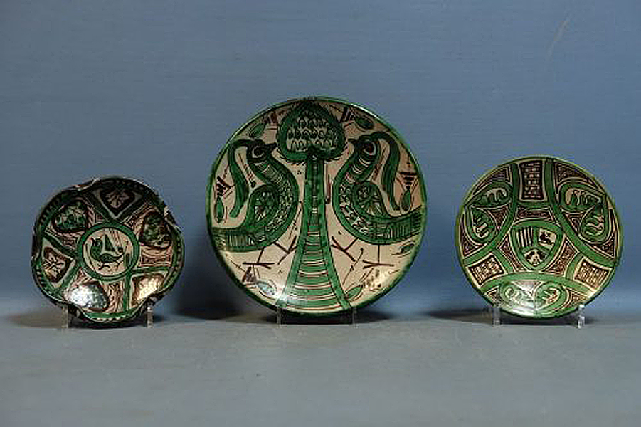 Punter Domingo ", Three Ceramic Plates, Spain Circa 1960
