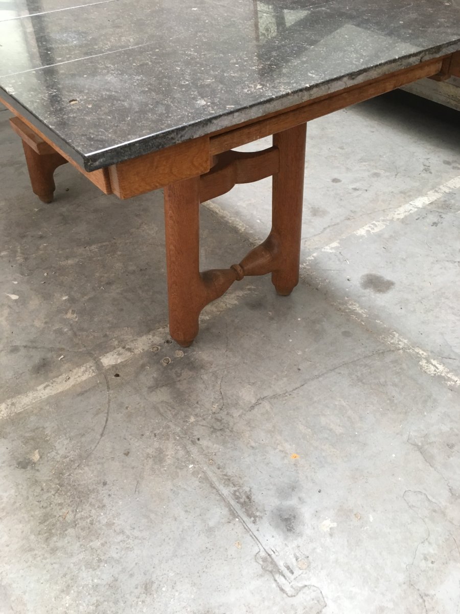 Guillerme Et Chambron Rare Table  Edition Votre  Maison  circa 1970-photo-2