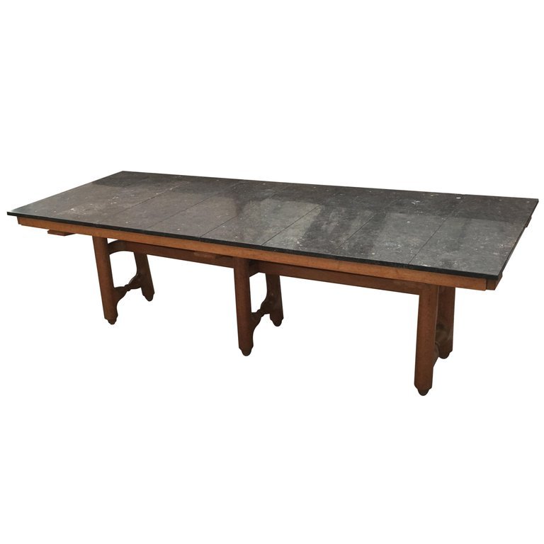 Guillerme Et Chambron Rare Table  Edition Votre  Maison  circa 1970