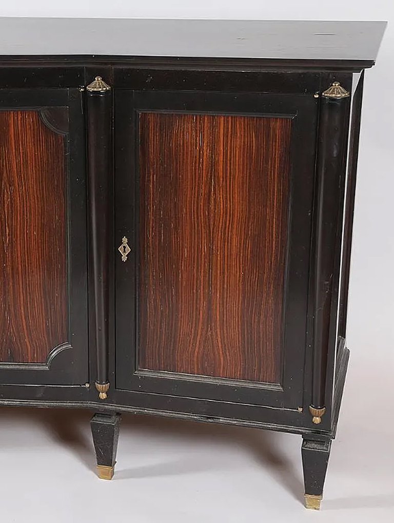 Art Deco Sideboard In Rosewood And Blackened Wood, In The Taste Of André Arbus, Circa 1940-photo-3