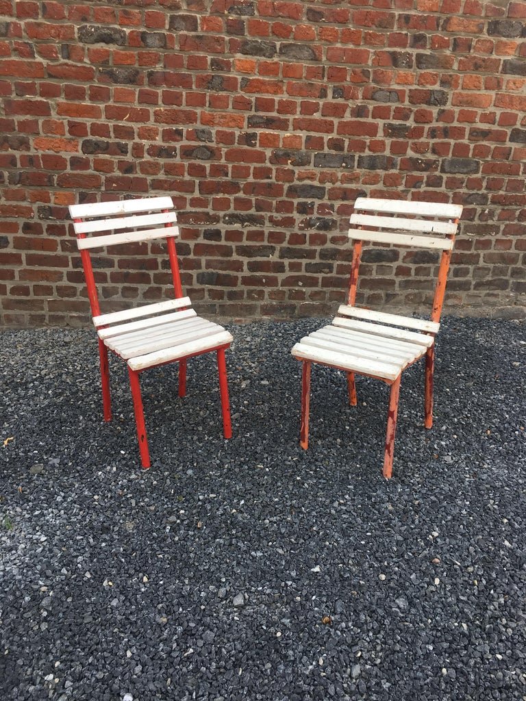 6 Art Deco Chairs (from A Living Room) Attributed To Pierre Dariel Or Robert Mallet Stevens-photo-2