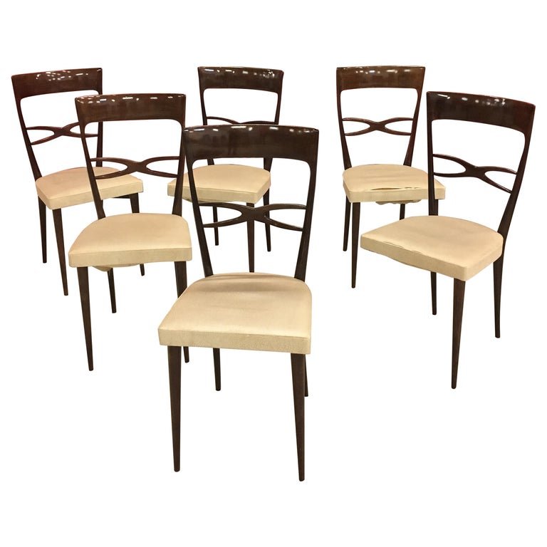 6 Chaises Vintage   Consorzio Sedie Friuli , Made In Italy Circa 1950/1960