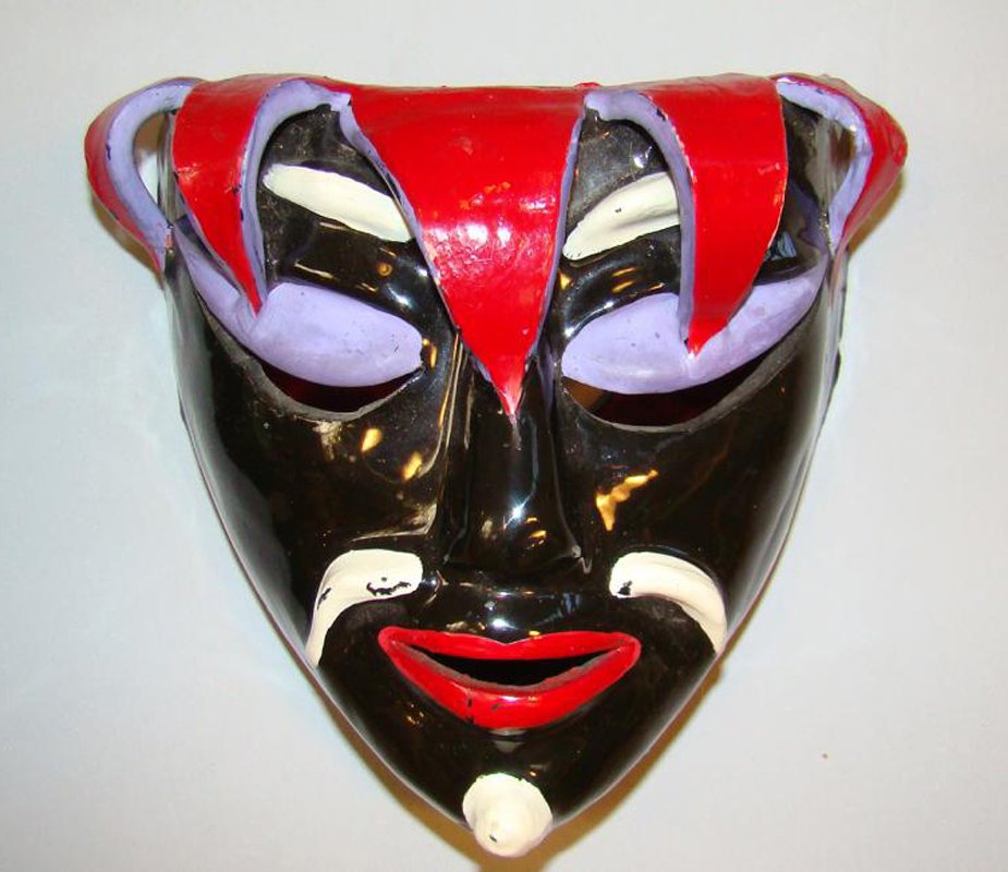 Michel Rivière, Atelier Claude Tabet, Ceramic Mask, Circa 1950/1960