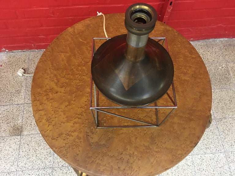 Rare Diabolo Lamp, Attributed To Max Sauzé Circa 1970-photo-5