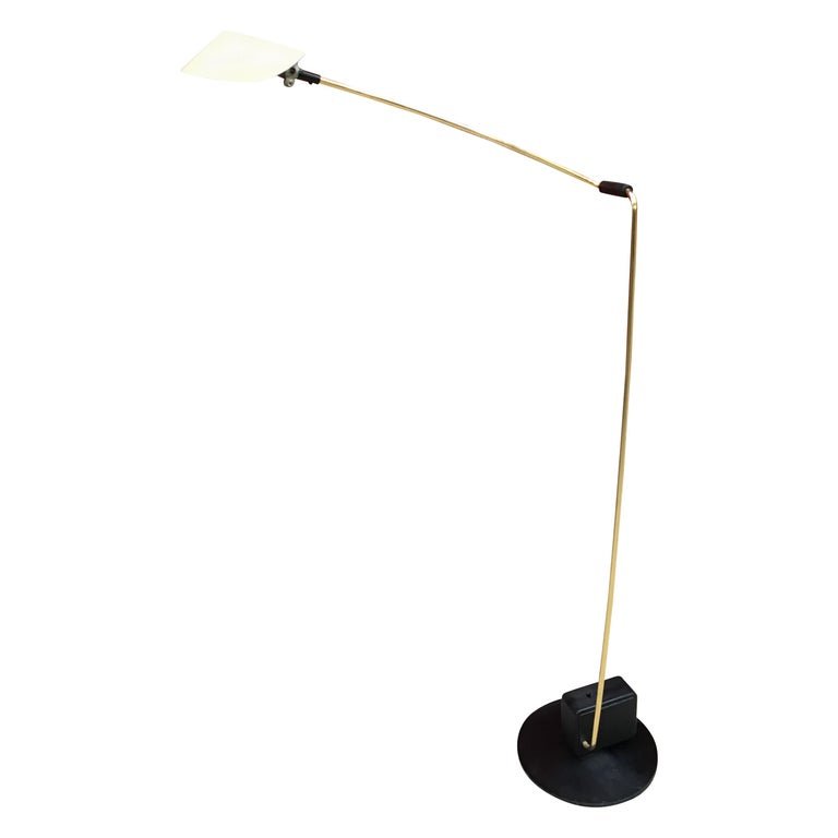 Valenti, Adjustable Floor Lamp Italian Design Circa 1970