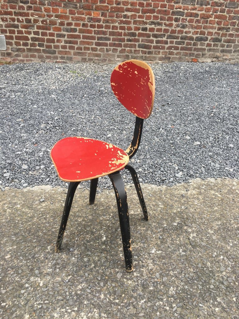 Wilhelm Von Bode, Rare Bow Wood Chairs N ° 3, Steiner Edition, Circa 1950-photo-4