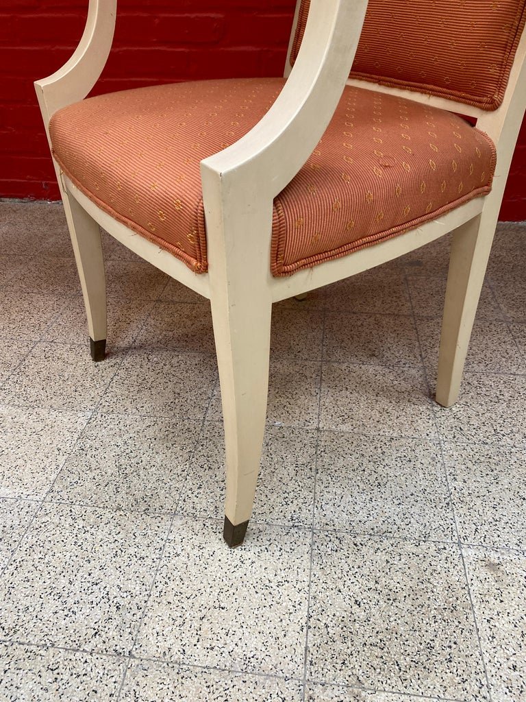 Pair Of Art Deco Period Armchairs, In The Style Of André Arbus, Circa 1930/1940-photo-1