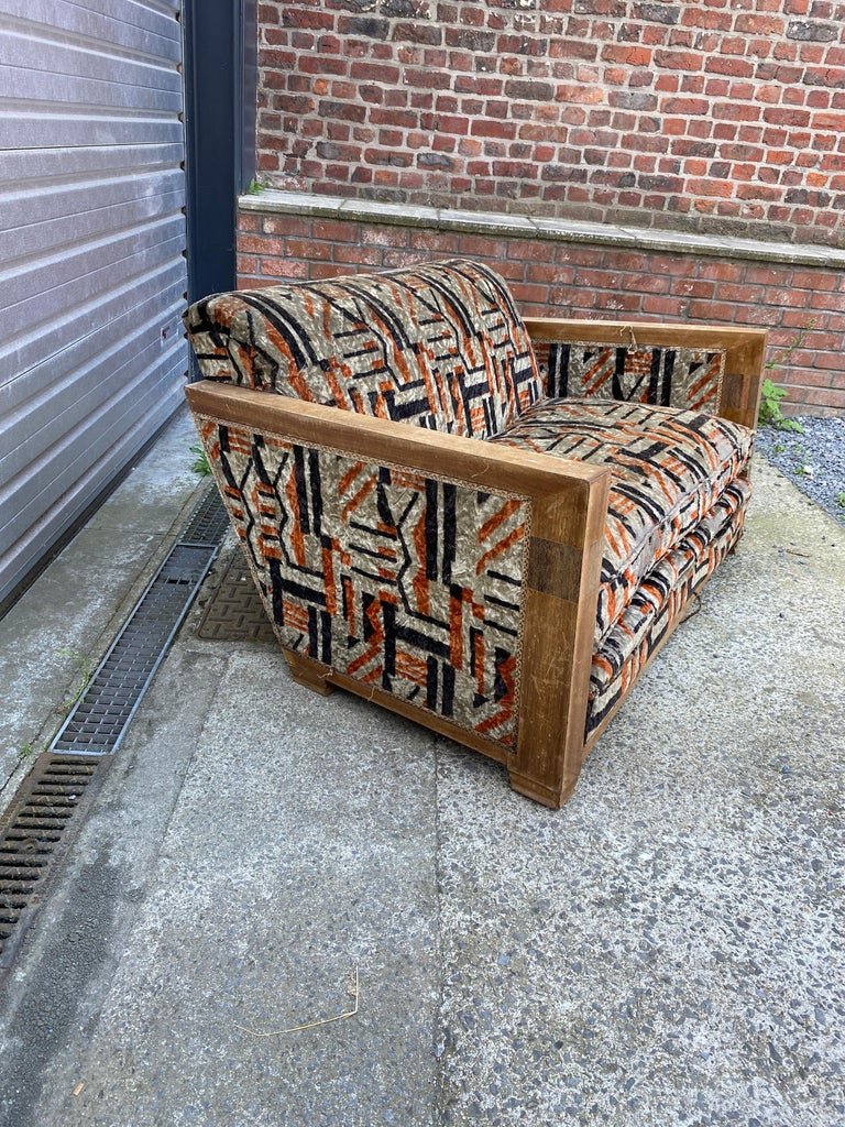 Bench Art Deco Period, To Restore, Circa 1930-photo-2