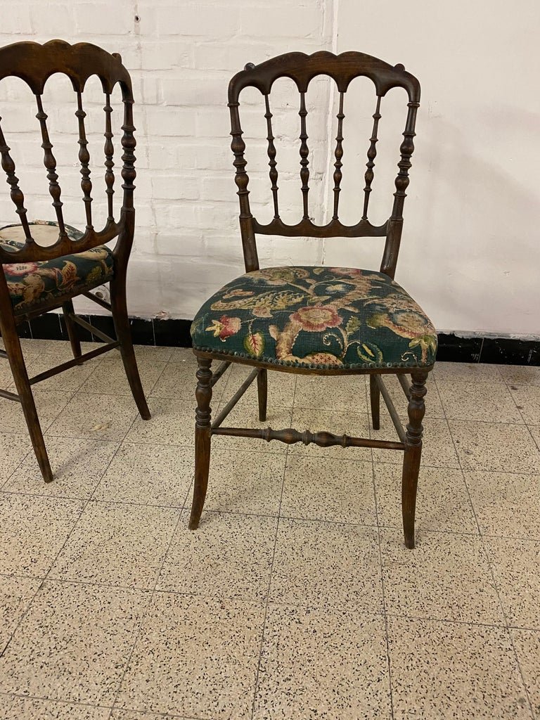Pair Of Napoleon 3 Chairs, To Cover-photo-1