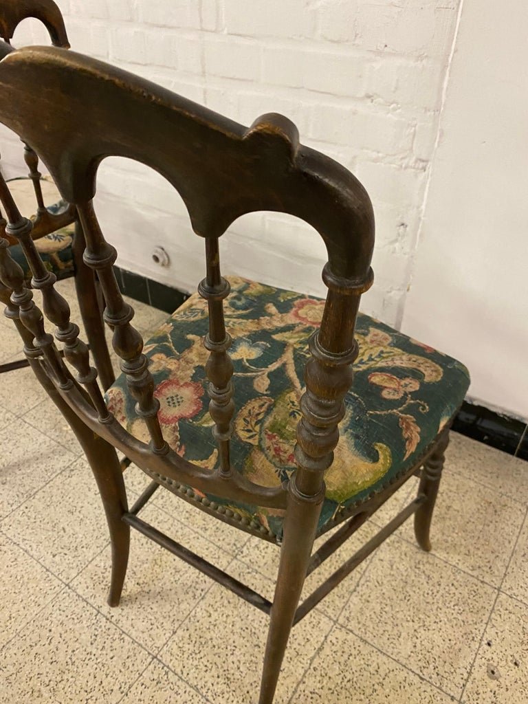 Pair Of Napoleon 3 Chairs, To Cover-photo-3