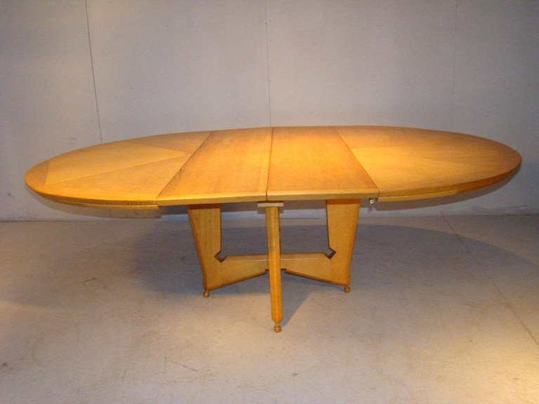 Guillerme Et Chambron, Rare Table Victorine, Edition Votre Maison, Circa 1960-photo-2