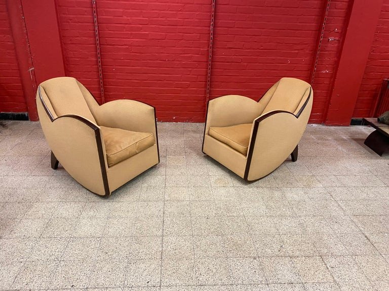 Levitan Decoration, 4 Art Deco Armchairs, Circa 1930-photo-3