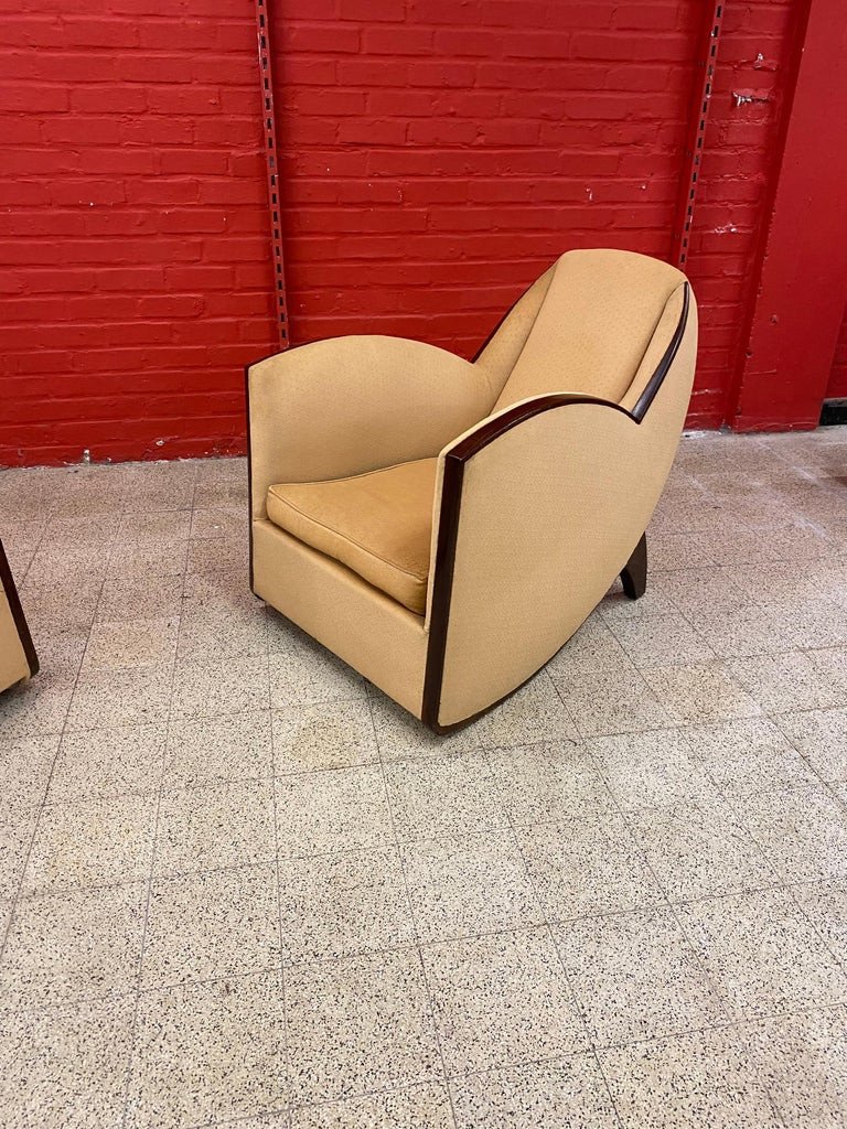 Levitan Decoration, 4 Art Deco Armchairs, Circa 1930-photo-1