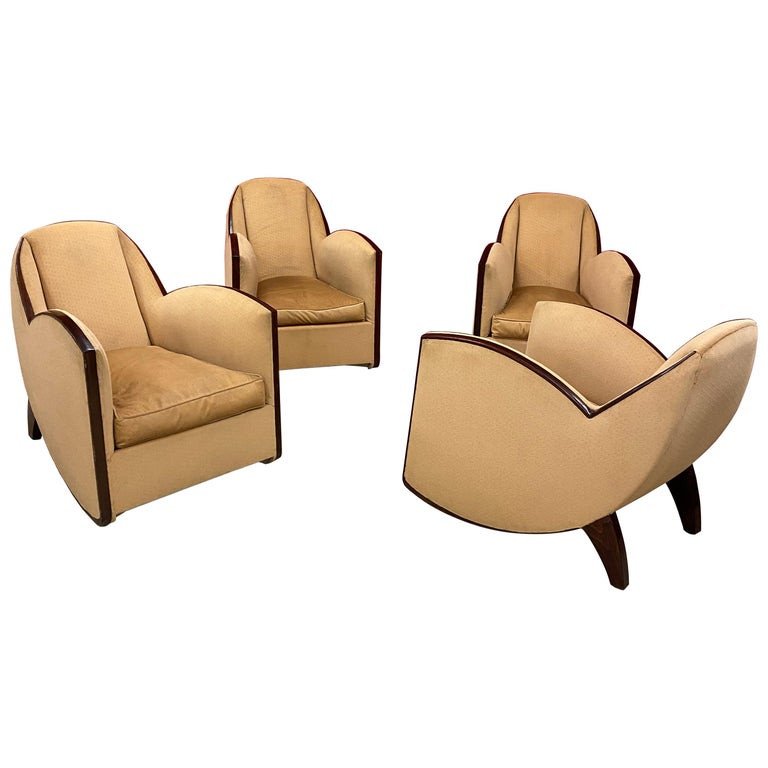 Levitan Decoration, 4 Fauteuils Art Deco , Circa 1930