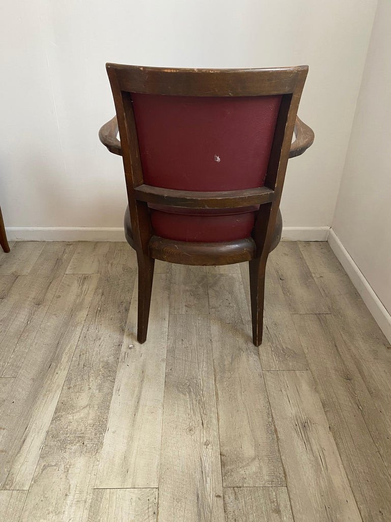 Art Deco Office Armchair In The Style Of André Arbus, Circa 1940-photo-2